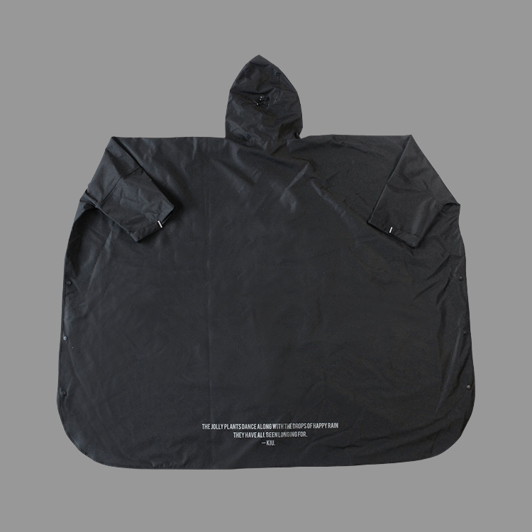 【KiU×BlackRamsTokyo】スタンダードレインポンチョ
