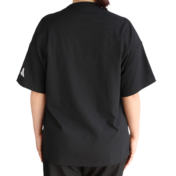 【adidas×BlackRamsTokyo】ルーズフィットワッフルファブリックTシャツ