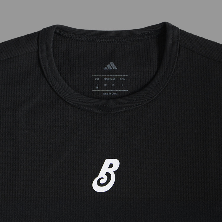 【adidas×BlackRamsTokyo】ルーズフィットワッフルファブリックTシャツ