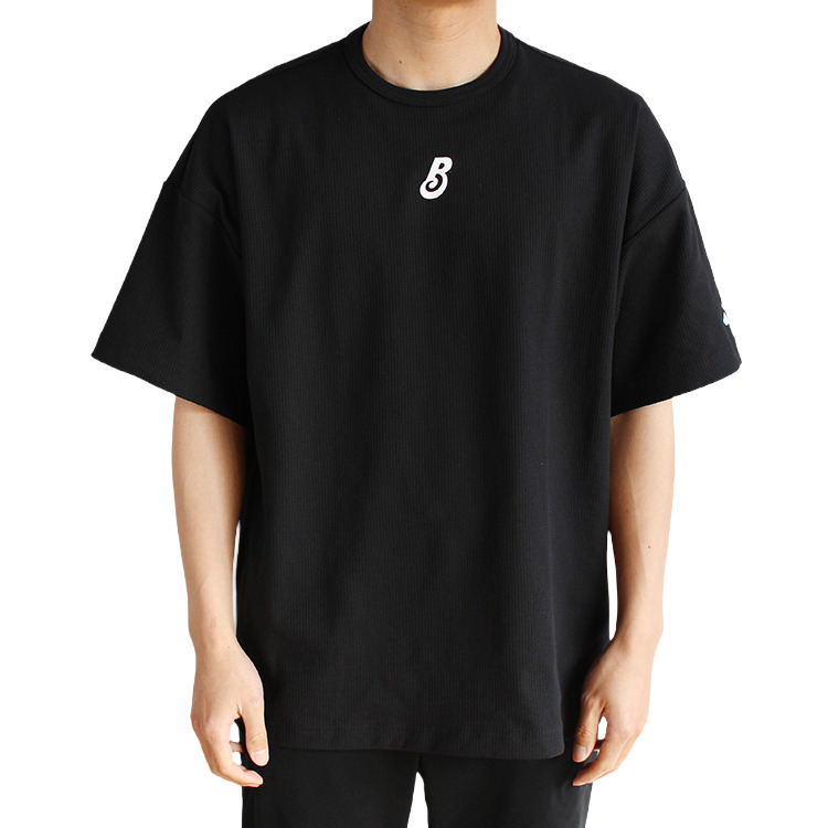 adidas×BlackRamsTokyo】ルーズフィットワッフルファブリックTシャツ